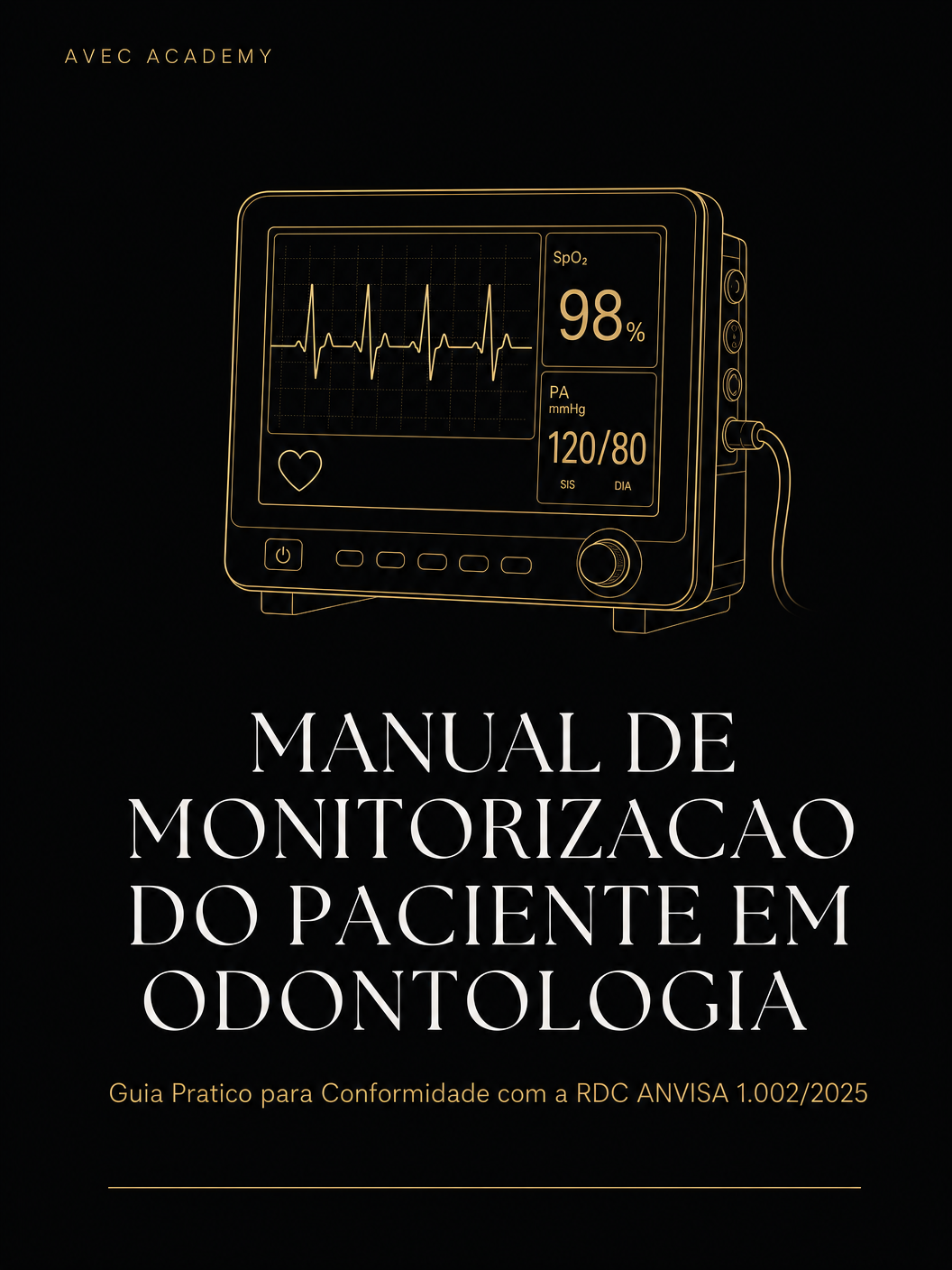 Capa do Manual de Monitorização do Paciente